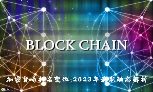 加密货币排名变化:2023年最新动态解析
